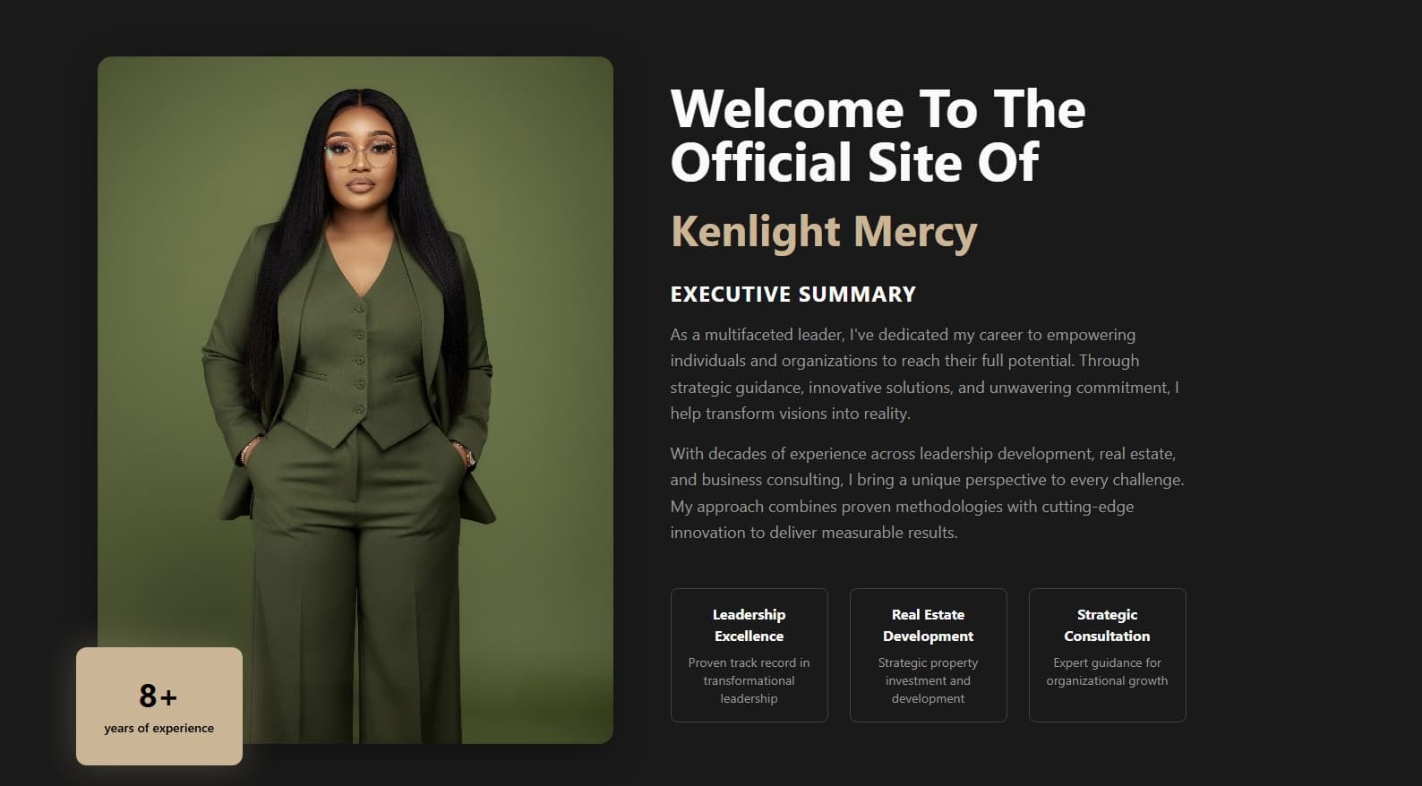 Kenlight Mercy Portfolio About